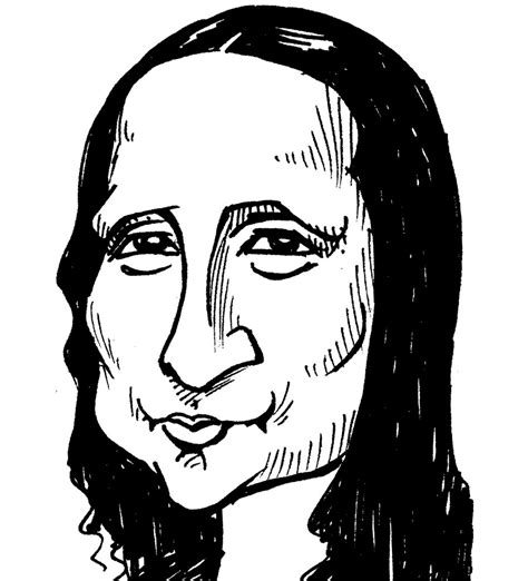 Black And White Mona Lisa - ClipArt Best - ClipArt Best