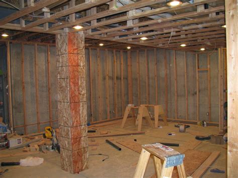 Basement Project Finished With Framing Electrical Plumbing And HVAC