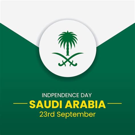 Premium Vector Saudi Arabia National Day Banner Or Post Template With