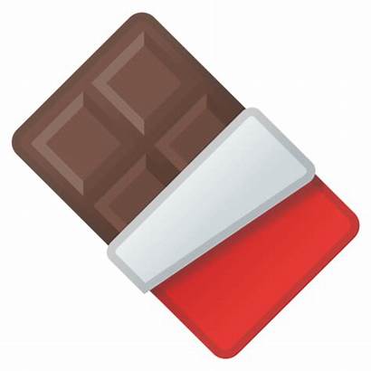 Chocolate Icon Bar Android Emoji Google Schokoladentafel
