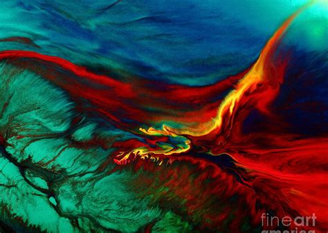 Meaningful Art Flying Above Modern Abstract Colorful Art By Kredart