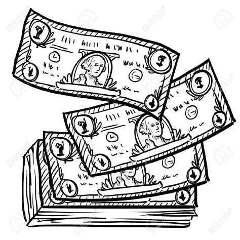 Dollar Bill Black And White Clipart Free Cliparts Download Images On Clipground