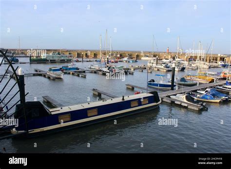 The Modern Design Of Watchet Marina East Quay Somerset Seaside Town