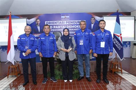 Usai Dilantik Ratusan Pengurus Dpd Partai Demokrat Dki Jakarta Jalani