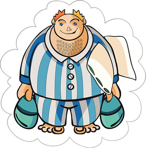 Barefoot Fat Man Illustrations Royalty Free Vector Graphics And Clip Art