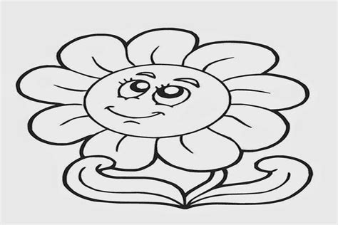 Diy how to draw and color cartoon sunflowers youtube. 72 Gambar Mewarnai Bunga Untuk Anak PAUD dan TK | gambar ...