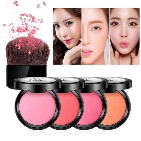 Brand Shiny Pink Blush Face Makeup Brighten Long Lasting Modified