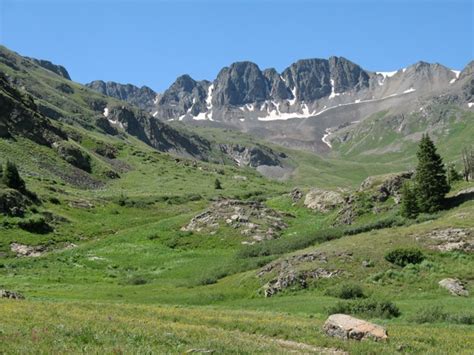 American basin is a depression in colorado and has an elevation of 3762 metres. American Basin, Cinnamon Pass, Ouray, Silverton, Lake City ...