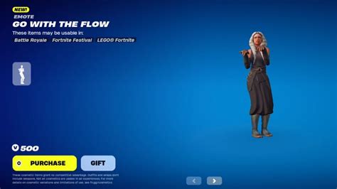 Fortnite Go With The Flow Emote Available In Item Shop Hurry Up 😃 Youtube