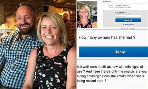 Man Puts His Girlfriend On Ebay For A Prank Daily Mail Online