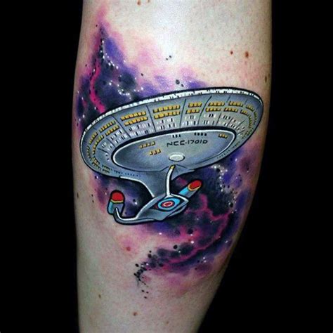 A tattoo was a type of body art, a mark or design which was placed under the skin. 50 Star Trek Tattoo Designs For Men - Science Fiction Ink ...