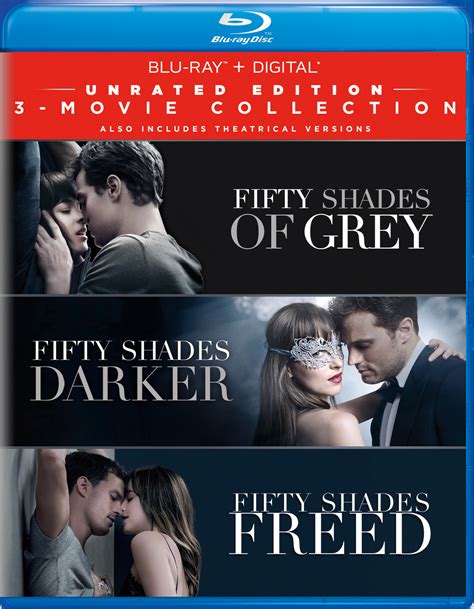 Fifty Shades 3 Movie Collection Blu Ray