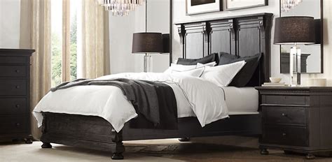 James bedroom collection is crafted from birch wood solids and cherry veneers with burl wood inlays on the drawer fronts. Queen Beds Starting at $2035