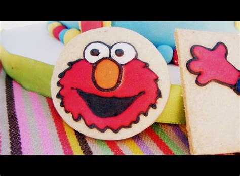 Elmo Cookie Elmo Cookies Cookies Sugar Cookie
