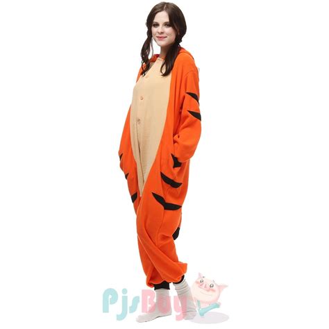 Tiger Onesie Pajamas For Adult Animal Onesies Cosplay Halloween