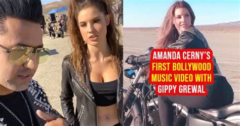 My youtube is about to be 🔥 follow my youtube channel so you can witness it. Amanda Cerny with Gippy Grewal - Her first Bollywood music ...