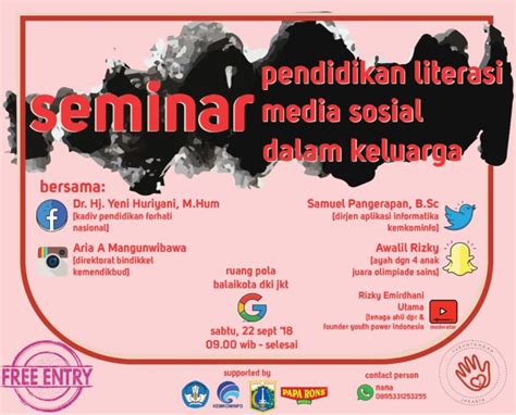 Mengapa menggunakan sosial media dalam menyuarakan minat baca? TurunTangan Jakarta Gelar Seminar Pendidikan Literasi ...