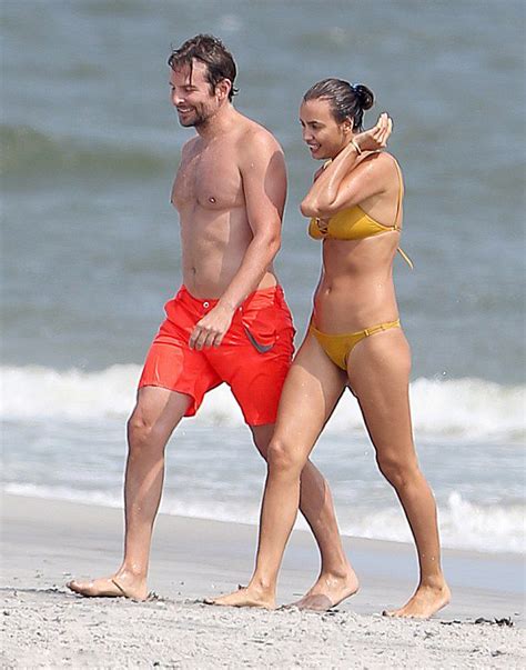 Bradley Cooper And His Girlfriend Irina Shayk During Their Recent Beach Break To Atlantic City