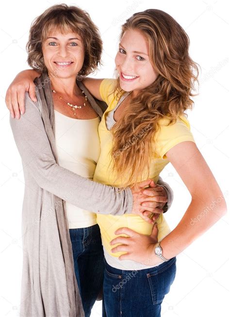 Madre E Hija Abrazándose Mutuamente Fotografía De Stock © Get4net