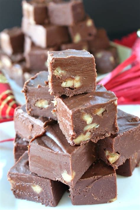 Chocolate Walnut Fudge Recipe Great Grub Delicious Treats
