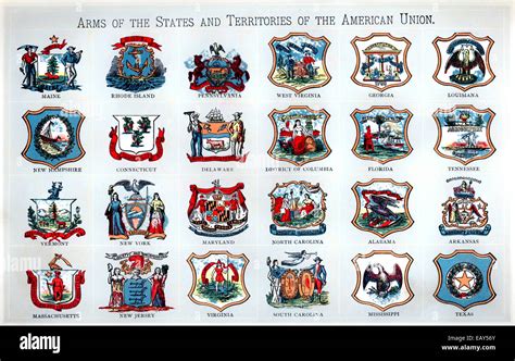 Historical Coat Of Arms Of The United States Of America Historische