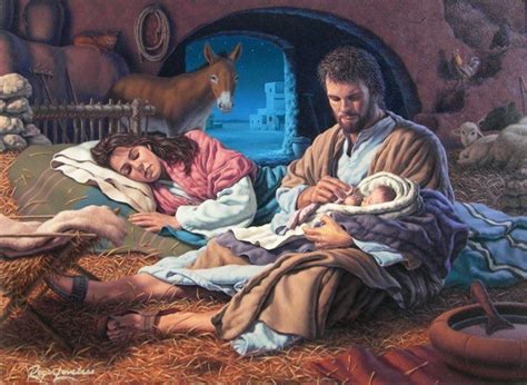 I Love That Its Joseph Thats Holding Jesus And Mary Is Asleep In