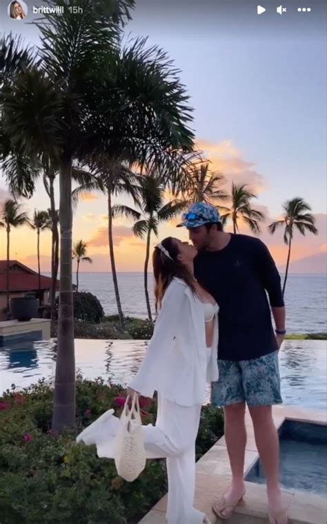 Josh Allen And Girlfriend Brittany Williams Kiss During Offseason Getaway