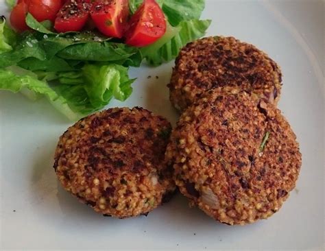 Vegane Frikadellen mit Hirse und Kidneybohnen ein raffiniertes Rezept