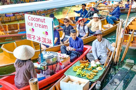 Markets Of Bangkok Damnoen Saduak Floating Market Explore Shaw