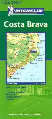 Costa Brava No122 Michelin Zoom Maps Sheet Map Folded Book The