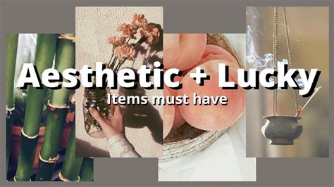 5 Aesthetic Lucky Items You Should Have Youtube