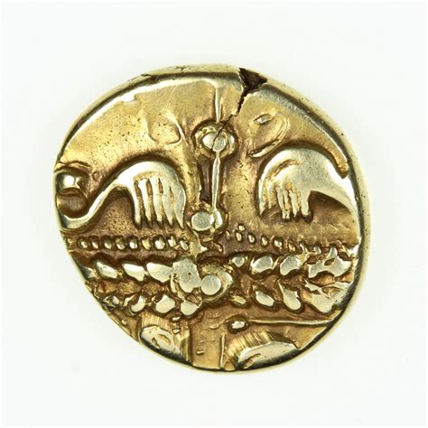 Catuvellauni 1st Century Bc Gold Stater Whaddon Chase Silbury Coins