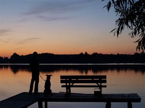 Abendstimmung Am See Foto And Bild Landschaft Bach Fluss And See See Teich And Tümpel Bilder Auf