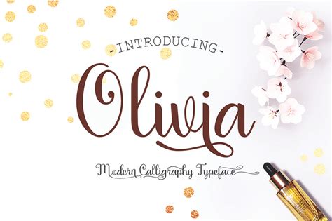 Olivia Script 60 Off ~ Script Fonts ~ Creative Market