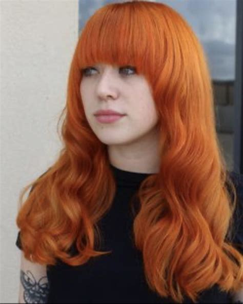 Pin By David Connelly On Extreme Hair Colors Red And Orange Long Hair
