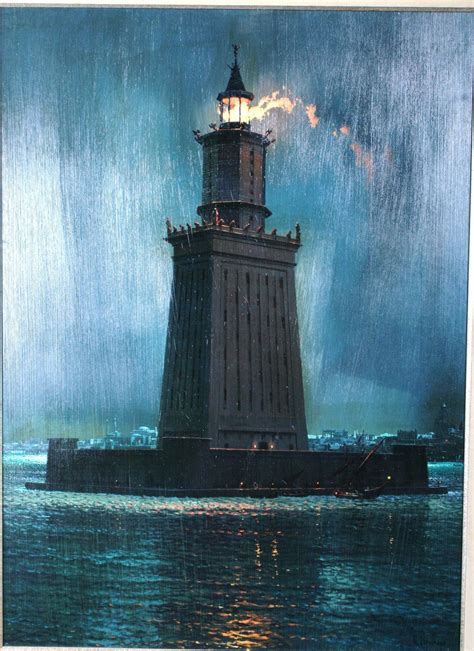 Lighthouse Of Alexandria Wonders Of The World World Seven Wonders Egypt