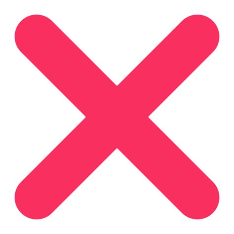Cross Mark Flat Icon Fluentui Emoji Flat Iconpack Microsoft