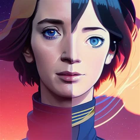 Emily Blunt Starfleet Officer Kyoto Animation Still Stable
