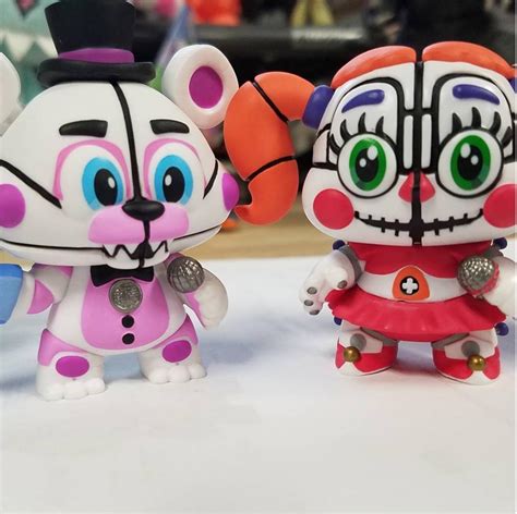 Close Up Of Baby And Funtime Freddy Mystery Minis From Shanna Duncan