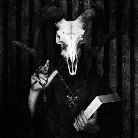 Ram Skull Satanic Art Occult Art Dark Art