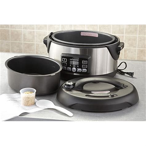 It is one of the most versatile kitchen appliances that can be employed for different cooking methods. 5.2 - quart Electric Pressure Cooker (Refurbished ...