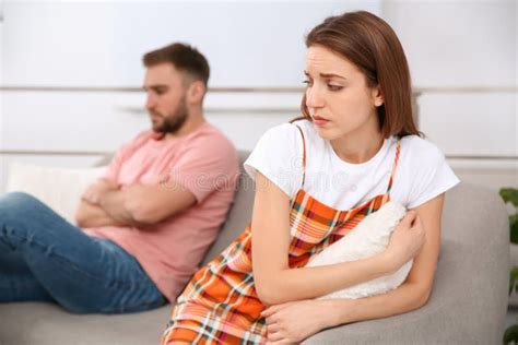 couple with problems in relationship stock image image of home conflict 173037533