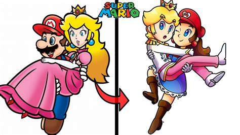 Super Mario Bros Characters Gender Swap Youtube