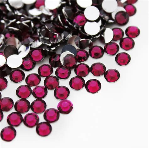 1000 Flat Back Rhinestones Acrylic Gems Diamante Crystals 2mm 3mm 4mm