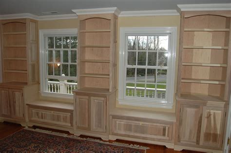 Wall cabinets are a great way to create extra storage space above bench tops in a kitchen. livingroom with builtins | Hand Made Bedroom Built Ins by ...