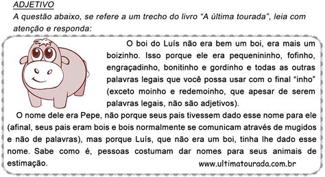 Atividades Adjetivo E Locução Adjetiva Prontas Para Imprimir