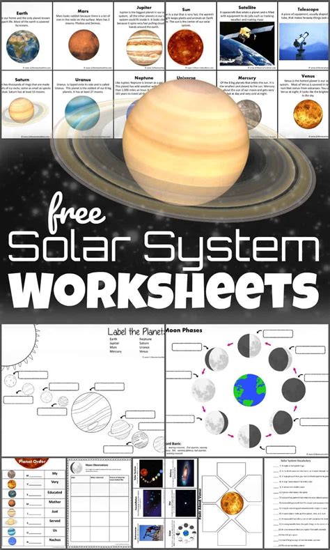 Solar System Worksheets For Kindergarten Worksheets Free