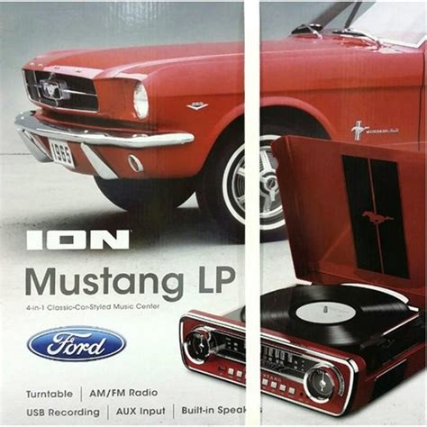 Ion Record Player Turn Table 1965 Classic Car Styled Ford Master Design