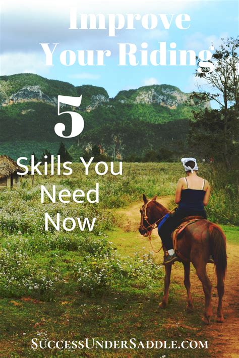 5 Skills You Need To Improve Your Riding Riding Skills Improve