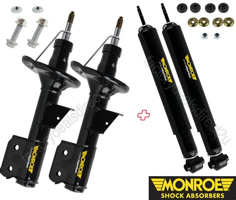 Monroe Gt Gas Lowered Struts Shock Absorbers Full Set Front And Rear